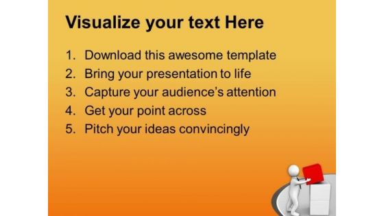 Putting All Things On Right Place Is Important PowerPoint Templates Ppt Backgrounds For Slides 0713