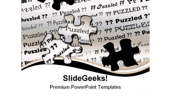 Puzzle Background PowerPoint Templates And PowerPoint Backgrounds 0911