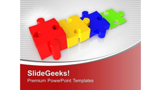 Puzzle Bar Graph Business PowerPoint Templates Ppt Backgrounds For Slides 0413
