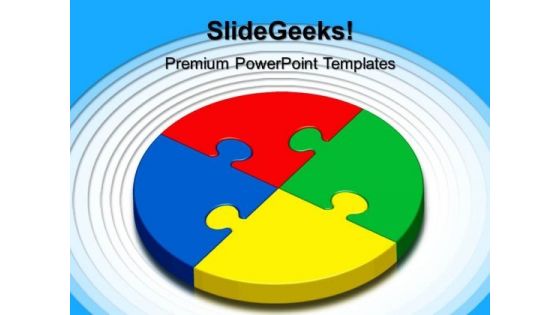 Puzzle Circle Charts PowerPoint Templates And PowerPoint Themes 0512