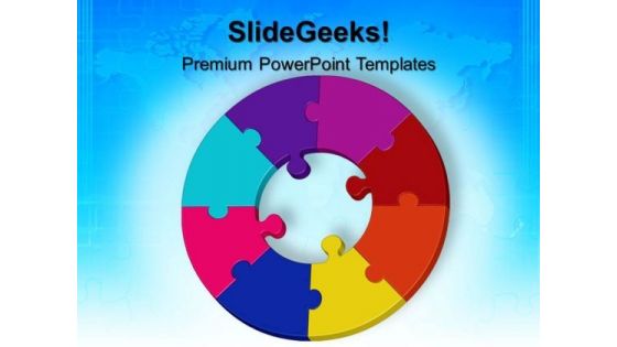 Puzzle Communication Business PowerPoint Templates And PowerPoint Themes 0512