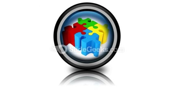 Puzzle ConnectedPowerPoint Icon Cc