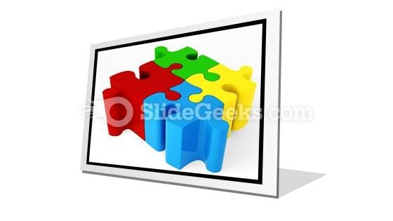 Puzzle ConnectedPowerPoint Icon F