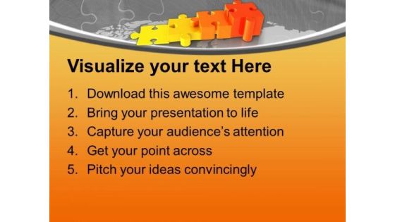 Puzzle For Solution Showing Growth PowerPoint Templates Ppt Backgrounds For Slides 0313 Slide02