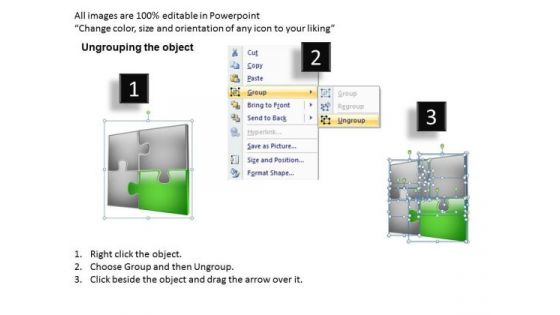 Puzzle Icon Slides With Important Piece PowerPoint Templates And Editable Ppt Slides