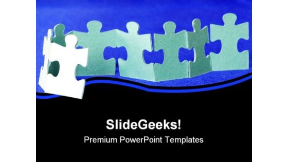 Puzzle Leadership PowerPoint Templates And PowerPoint Backgrounds 0711