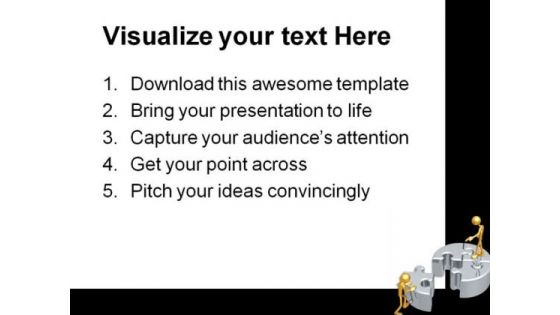 Puzzle Leadership PowerPoint Themes And PowerPoint Slides 0511