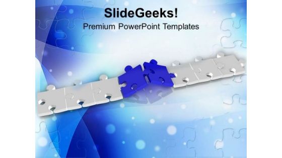 Puzzle Path Business Success PowerPoint Templates Ppt Backgrounds For Slides 0313