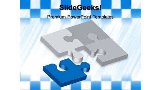 Puzzle Perfect Fit Business PowerPoint Templates And PowerPoint Themes 0512