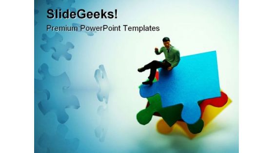 Puzzle Pieces Business PowerPoint Themes And PowerPoint Slides 0511