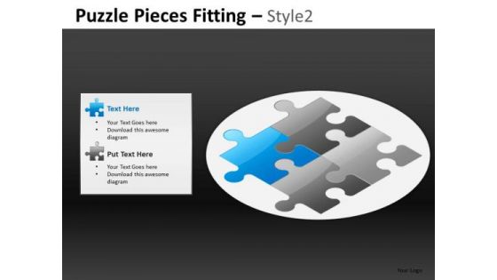 Puzzle Pieces Fitting Style 2 Ppt 10