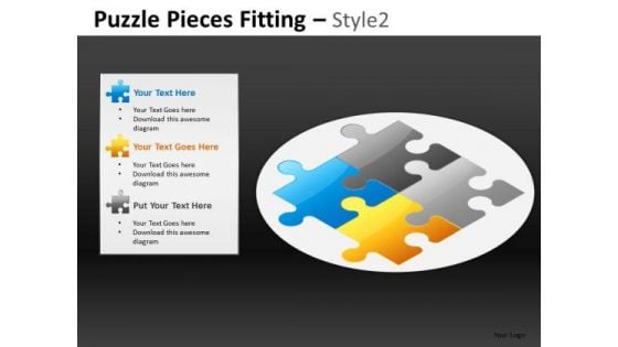 Puzzle Pieces Fitting Style 2 Ppt 11