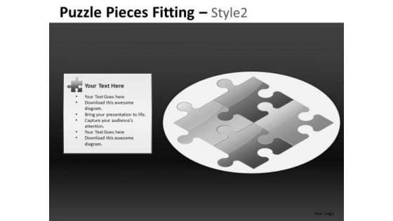 Puzzle Pieces Fitting Style 2 Ppt 9