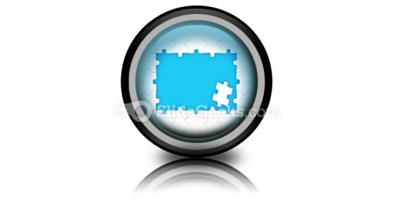 Puzzle Pieces Frame PowerPoint Icon Cc