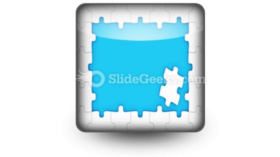 Puzzle Pieces Frame PowerPoint Icon S