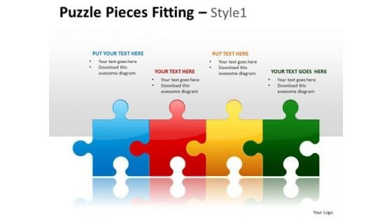 Puzzle Process Flow PowerPoint Slides And Ppt Diagram Templates