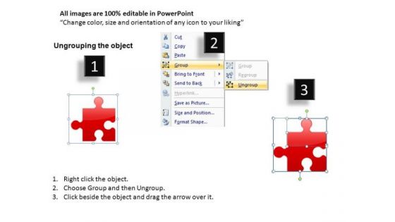 Puzzle Process Flow PowerPoint Slides And Ppt Diagram Templates