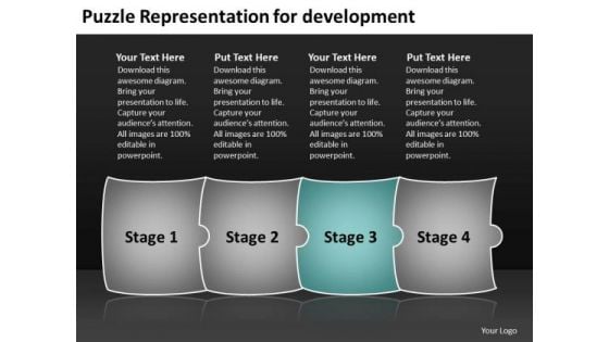 Puzzle Representation For Development Network Mapping PowerPoint Slides