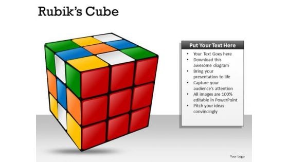 Puzzle Rubiks Cube PowerPoint Slides And Ppt Diagram Templates