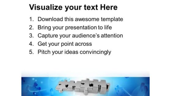 Puzzle Showing Growth Of Market PowerPoint Templates Ppt Backgrounds For Slides 0513 Slide03