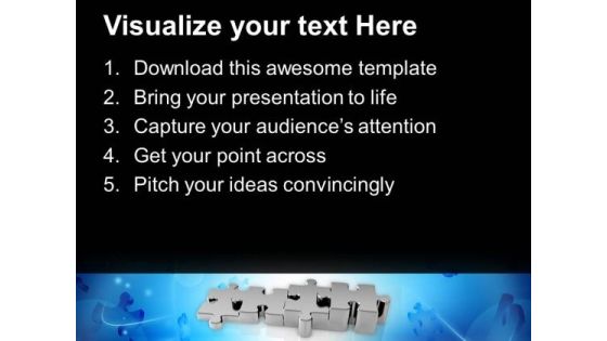Puzzle Showing Growth Of Market PowerPoint Templates Ppt Backgrounds For Slides 0513 Slide02
