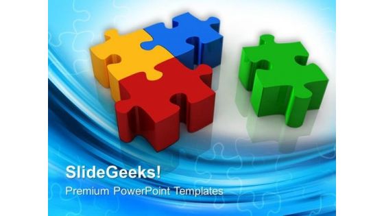 Puzzle Solution Business PowerPoint Templates And PowerPoint Themes 0712