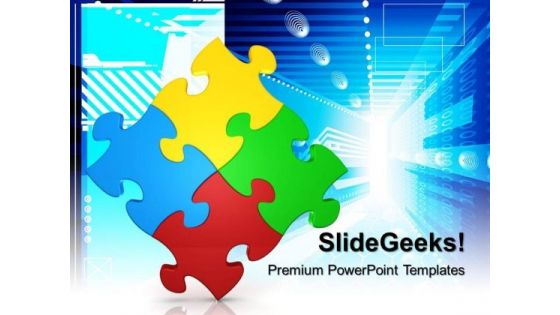 Puzzle Strategy Business PowerPoint Templates And PowerPoint Themes 0612