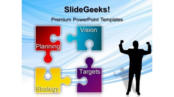 Puzzle Strategy Planning Business PowerPoint Templates And PowerPoint Themes 0512