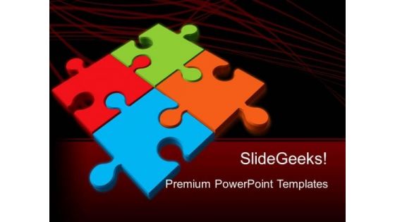 Puzzle Success Communication PowerPoint Templates And PowerPoint Themes 0212