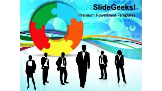 Puzzle With Team People PowerPoint Templates And PowerPoint Themes 0512 Puzzle With Team People PowerPoint Templates And PowerPoint Themes 0512