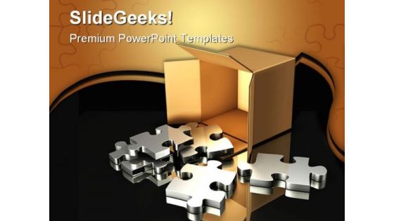 Puzzles Box Business PowerPoint Templates And PowerPoint Backgrounds 0411 Puzzles Box Business PowerPoint Templates And PowerPoint Backgrounds 0411