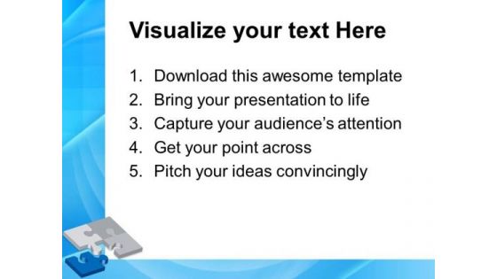 Puzzles Connected Communication PowerPoint Templates And PowerPoint Themes 0512