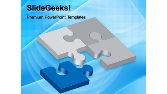 Puzzles Connected Communication PowerPoint Templates And PowerPoint Themes 0512