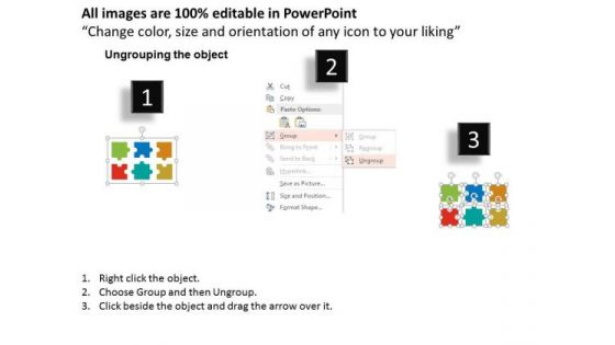 Puzzles For Team Management PowerPoint Template