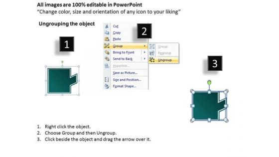 Puzzles Illustrating 9 Steps Linear Manner How To Make Flow Charts PowerPoint Slides