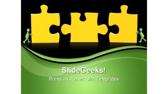 Puzzles Teamwork Success PowerPoint Themes And PowerPoint Slides 0811 Puzzles Teamwork Success PowerPoint Themes And PowerPoint Slides 0811