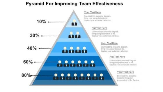 Pyramid For Improving Team Effectiveness PowerPoint Template