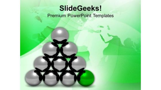 Pyramid Of Spheres Leadership Business Skills PowerPoint Templates Ppt Backgrounds For Slides 0513 Pyramid Of Spheres Leadership Business Skills PowerPoint Templates Ppt Backgrounds For Slides 0513