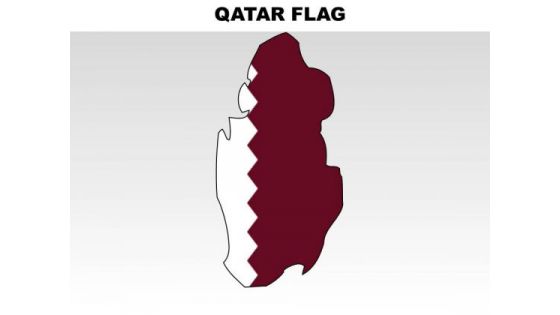 Qatar Country PowerPoint Flags