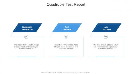 Quadruple Test Report In Powerpoint And Google Slides Cpb