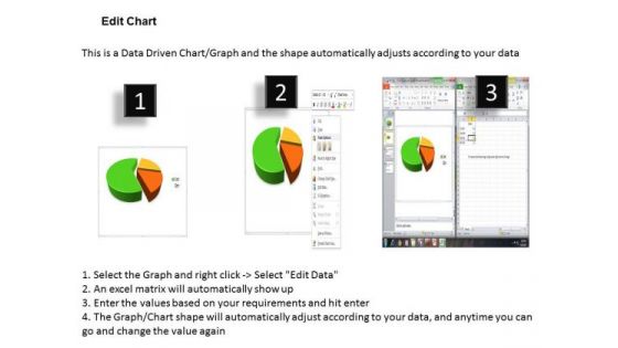 Quantitative Data Analysis 3d Pie Chart For Business Statistics PowerPoint Templates