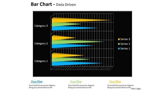 Quantitative Data Analysis Bar Chart For Financial Markets PowerPoint Templates