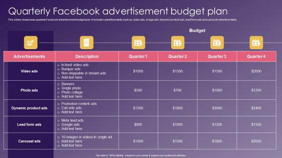 Quarterly Facebook Advertisement School Promotion Strategies To Increase Enrollment Infographics Pdf Quarterly Facebook Advertisement School Promotion Strategies To Increase Enrollment Infographics Pdf