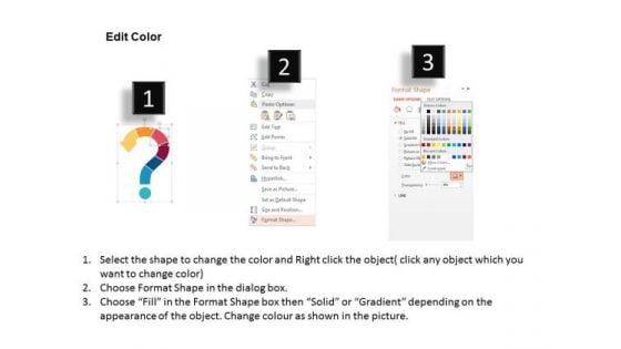 Query Mark With Icons PowerPoint Templates