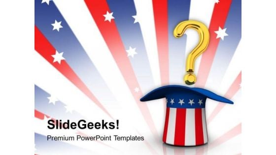 Query On American Problem PowerPoint Templates Ppt Backgrounds For Slides 0813
