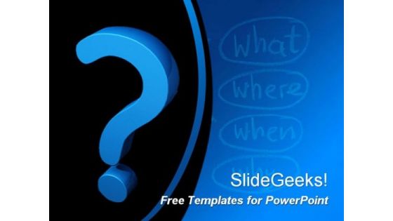 Questionnaire PowerPoint Template