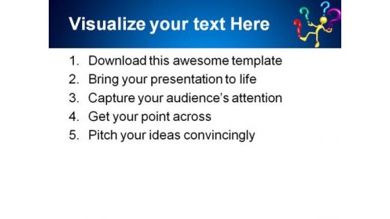 Question Future PowerPoint Template 1010