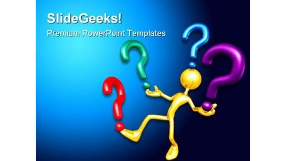 Question Future PowerPoint Template 1010