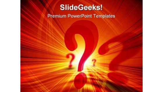 Question Marks Business PowerPoint Themes And PowerPoint Slides 0511