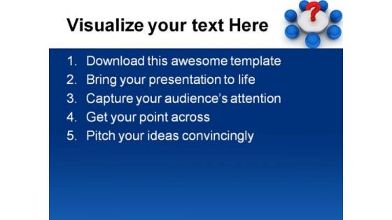 Question And Answer PowerPoint Presentation Templates image.